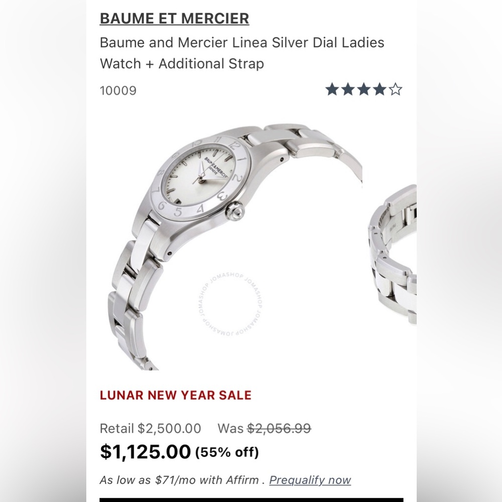 Baume et Mercier Linea watch